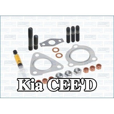 AJUSA مجموعة التثبيت, الشاحن مع الحشيات/الأختام — 2011 Kia Cee'd