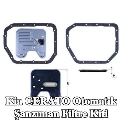 MAHLE Conta/sızdırmazlık elemanlı otomatik şanzıman filtre kiti — 2004 Kia Cerato