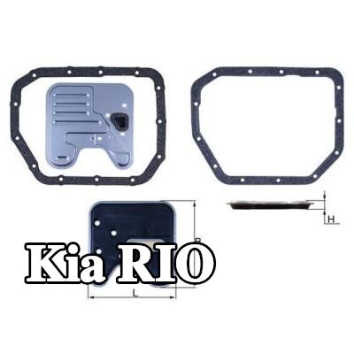 MAHLE طقم فلتر ناقل الحركة الأوتوماتيكي مع حشيات/أختام — 2011 Kia Rio