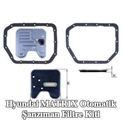 MAHLE Conta/sızdırmazlık elemanlı otomatik şanzıman filtre kiti — Hyundai Matrix