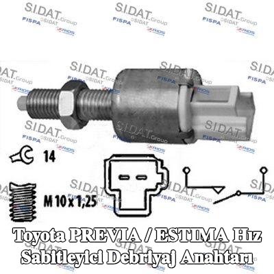 FISPA Hız sabitleyici debriyaj anahtarı — Toyota Previa / Estima