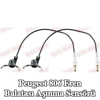 QUICK BRAKE Ön aks fren balatası aşınma sensörü, iç, Axle Kit — Peugeot 806