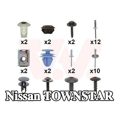 VAN WEZEL طقم التثبيت، المصد — Nissan Townstar