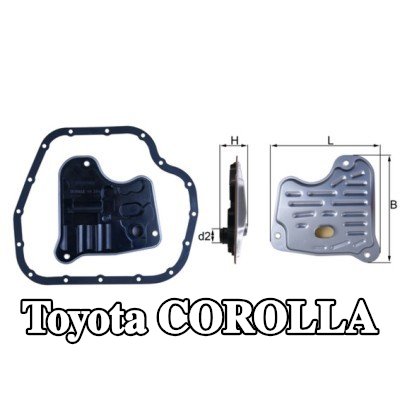 MAHLE مجموعة مرشح ناقل الحركة الأوتوماتيكي مع حشية/سداد — Toyota Corolla