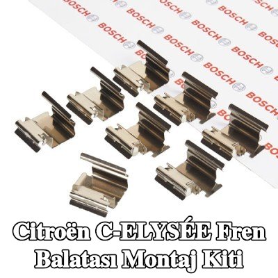 BOSCH Fren balatası montaj kiti — Citroën C-elysée