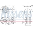 NISSENS Conta/sızdırmazlık elemanları ile motor yağı soğutucusu, yağ filtresi muhafazası olmadan, filtre olmadan — 2002 Renault Twingo (5)
