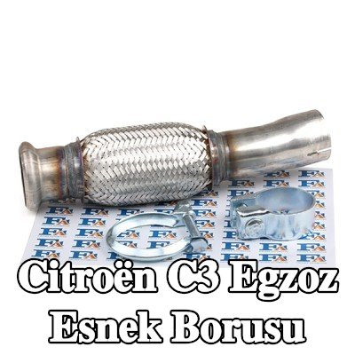 FA1 Sabitleme malzemeli egzoz esnek borusu — Citroën C3