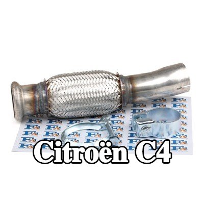FA1 أنبوب عادم مرن مع مواد التثبيت — Citroën C4