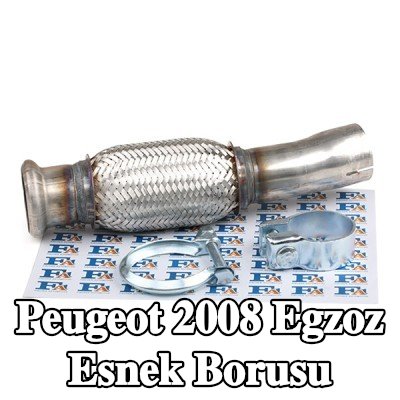 FA1 Sabitleme malzemeli egzoz esnek borusu — Peugeot 2008