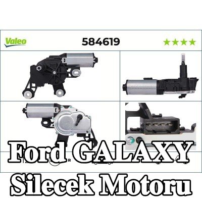 VALEO Silecek motoru Arka, 12V — Ford Galaxy