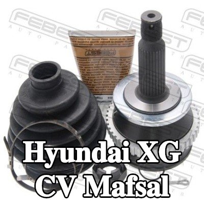 FEBEST CV mafsalı Ön Aks, Tekerlek Tarafı, ABS sensör halkalı — Hyundai Xg
