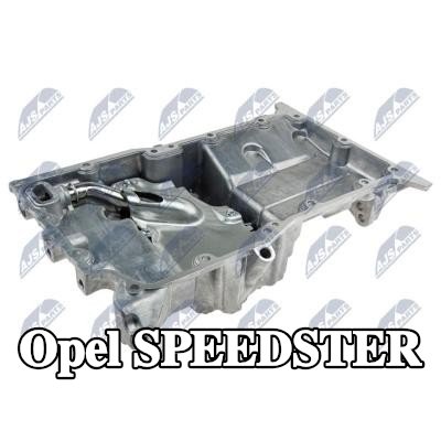 NTY حوض الزيت مع فتحة لمستشعر مستوى الزيت, بدون فتحة لمستشعر مستوى الزيت — Opel Speedster