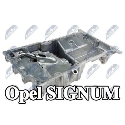 NTY حوض الزيت مع فتحة لمستشعر مستوى الزيت, بدون فتحة لمستشعر مستوى الزيت — Opel Signum