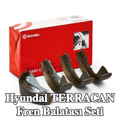 BREMBO El freni kolu ile fren pabucu seti — Hyundai Terracan