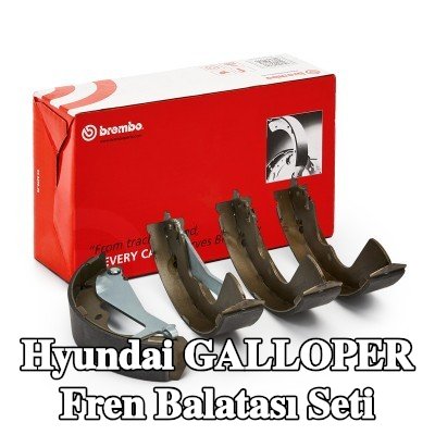 BREMBO El freni kolu ile fren pabucu seti — Hyundai Galloper