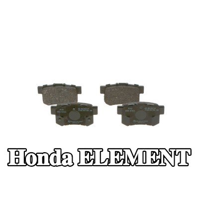 BOSCH مجموعة وسادات الفرامل 15, 5mm, مع لوحة مانعة للصرير — Honda Element