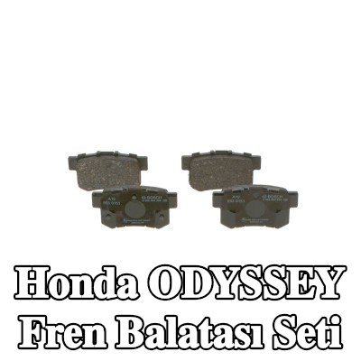 BOSCH Fren balatası seti 15, 5mm, gıcırtı önleyici plaka ile — 2002 Honda Odyssey