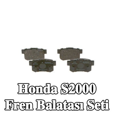 BOSCH Fren balatası seti 15, 5mm, gıcırtı önleyici plaka ile — Honda S2000
