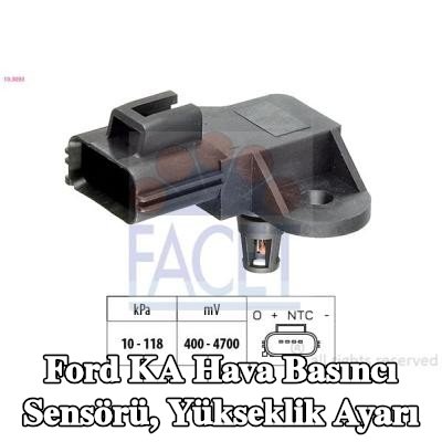 FACET Hava Basıncı Sensörü, yükseklik ayarı İtalya'da üretilmiştir - OE Eşdeğeri — 2000 Ford Ka