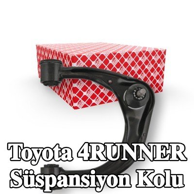 FEBI BILSTEIN Süspansiyon kolu Ön Aks Sağ, Üst, Çelik Sac, bilyeli mafsal ile, taç somun ve çatal pimli, lastik yastıklı — Toyota 4runner