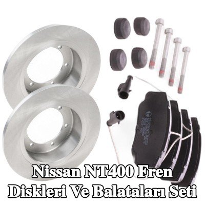 RIDEX Fren diskleri ve balataları seti Arka Aks, düz — Nissan Nt400