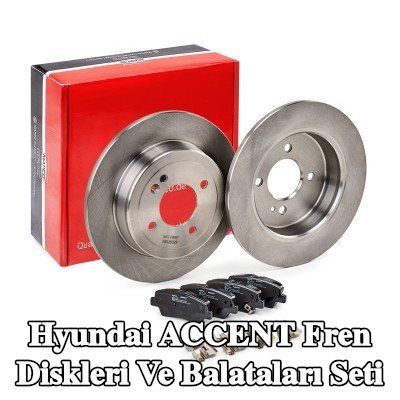 MAPCO Fren diskleri ve balataları seti Arka Aks, düz, gıcırtı önleyici plaka ile — Hyundai Accent