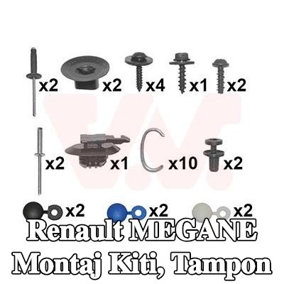 VAN WEZEL Montaj Kiti, tampon — Renault Megane