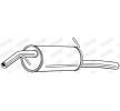 WALKER كاتم الصوت الخلفي 1020mm, مع طرف العادم, بدون قطع التثبيت — Citroën Ds3 (5)