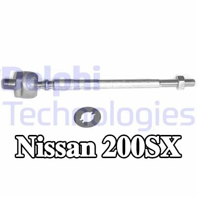 DELPHI قضيب الربط الداخلي المحور الأمامي, المحور الأمامي الأيمن, 283mm — 1990 Nissan 200sx