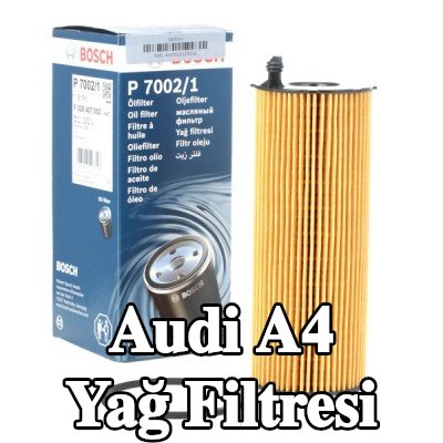 BOSCH Conta/sızdırmazlık elemanlı yağ filtresi — 2010 Audi A4