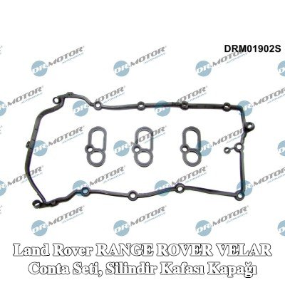 DR.MOTOR AUTOMOTIVE Conta seti, silindir kafası kapağı — Land Rover Range Rover Velar