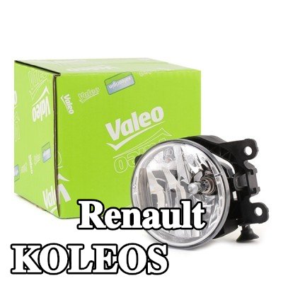 VALEO مصباح ضباب قطعة أصلية, يسار, يمين, H16, مع لمبة — Renault Koleos