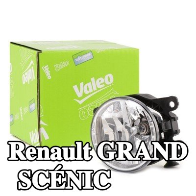 VALEO مصباح ضباب قطعة أصلية, يسار, يمين, H16, مع لمبة — Renault Grand Scénic