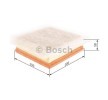 BOSCH Hava filtresi — Opel Meriva (2)