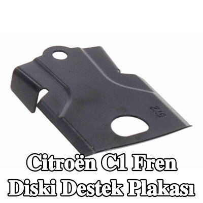 VAICO Fren diski destek plakası Ön Aks Sol, Ön Aks Sağ — Citroën C1