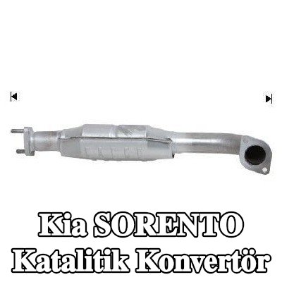 VEGAZ Ön katalitik konvertör, sabitleme/montaj malzemesi ile — Kia Sorento
