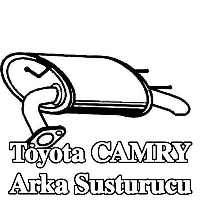 VEGAZ Arka susturucu Arka — Toyota Camry