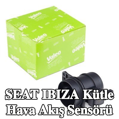 VALEO Kütle hava akış sensörü 12V, entegre hava sıcaklığı sensörlü — SEAT Ibiza