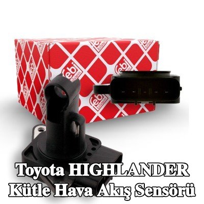 FEBI BILSTEIN Contalı/sızdırmazlık elemanlı kütle hava akış sensörü — 2002 Toyota Highlander
