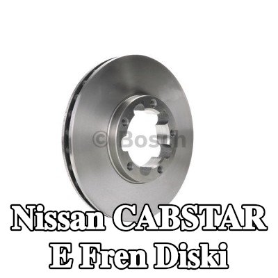 BOSCH Fren diski Dış Çap: 276mm, Havalandırmalı, Yağlanmış — Nissan Cabstar E