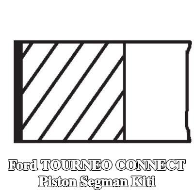 MAHLE Piston Segman Kiti — 2014 Ford Tourneo Connect
