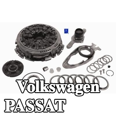 SACHS طقم القابض DCT, يتطلب أدوات خاصة للتركيب, مع قرص القابض, مع محمل تحرير القابض, مع شوكة تحرير, مع صفيحة ضغط القابض — Volkswagen Passat