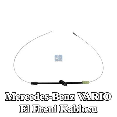 DT Spare Parts El freni kablosu Ön, 1374mm — Mercedes-Benz Vario