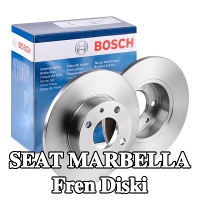 BOSCH Fren diski Dış Çap: 227, 5mm, düz, Yağlanmış — SEAT Marbella