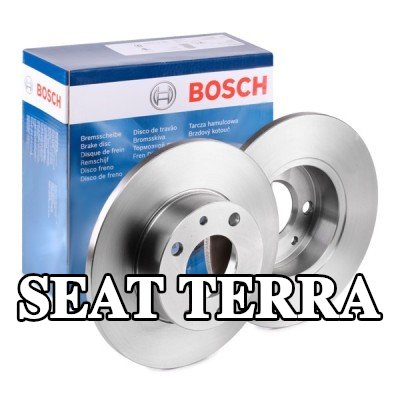 BOSCH القطر الخارجي لقرص المكابح: 227, 5mm, صلب, مشحم — SEAT Terra