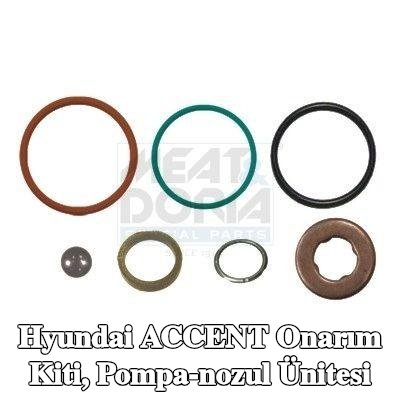 MEAT & DORIA Onarım Kiti, pompa-nozul ünitesi — Hyundai Accent