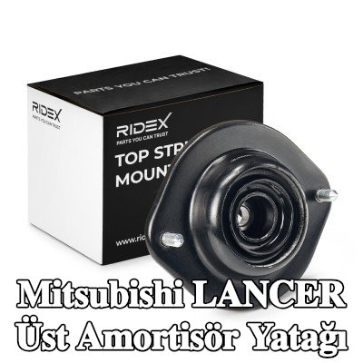 RIDEX Üst amortisör yatağı Ön Aks Sol, Ön Aks Sağ, bilyalı rulman ile — 1992 Mitsubishi Lancer