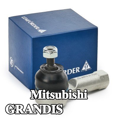 LEMFÖRDER طرف قضيب التوجيه للمحور الأمامي الأيسر, المحور الأمامي الأيمن, 76mm — Mitsubishi Grandis