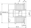 VALEO Alternatör debriyaj kasnağı — Land Rover Range Rover (4)