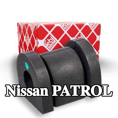 FEBI BILSTEIN جلبة قضيب مانع للانقلاب المحور الخلفي, 17mm, مطاط — 1995 Nissan Patrol